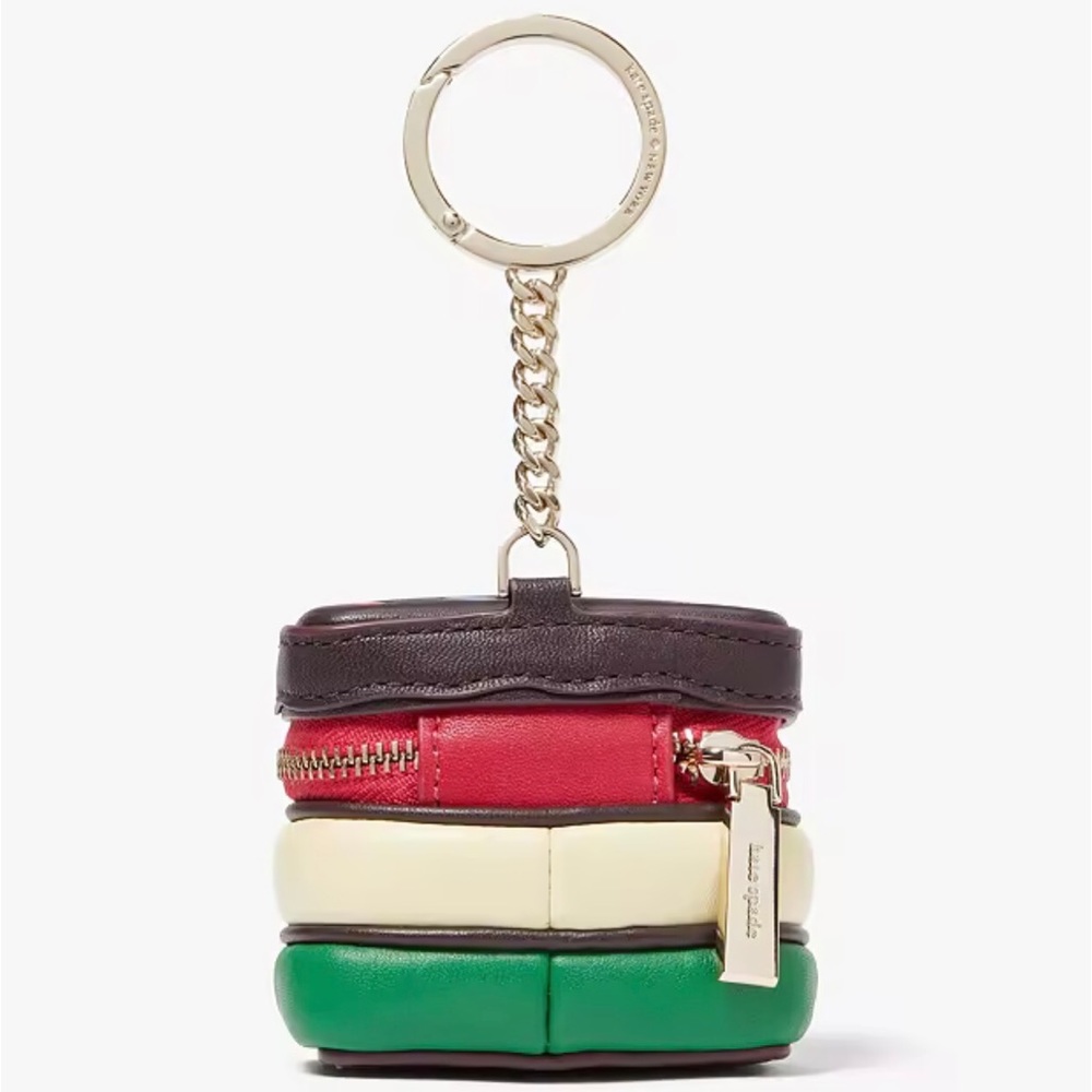 NWT-Kate Spade-Dolci 3-D Rainbow ๐ Cookie ๐ช Coin Purse/Keychain/Bag Charm-$129 - Picture 8 of 9